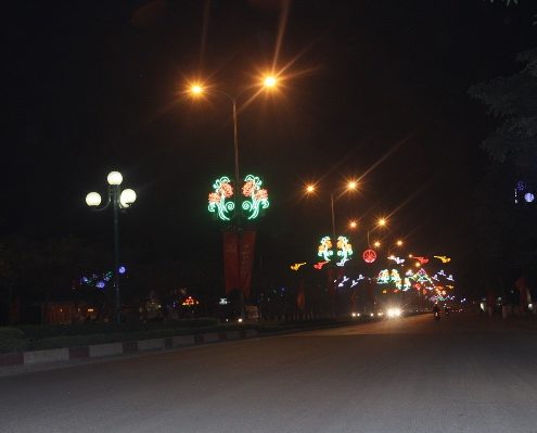 Đèn led trang trí đô thị tại Vĩnh Yên, Vĩnh Phúc