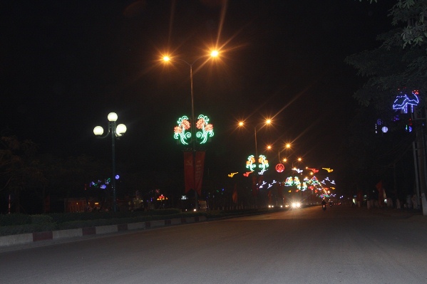 Đèn led trang trí đô thị tại Vĩnh Yên, Vĩnh Phúc