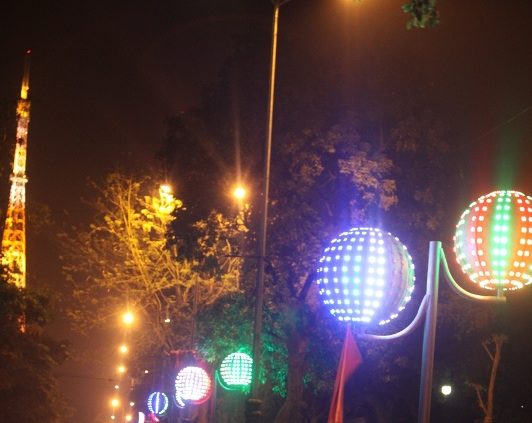 Đèn led trang trí đường phố tỉnh Vĩnh Phúc